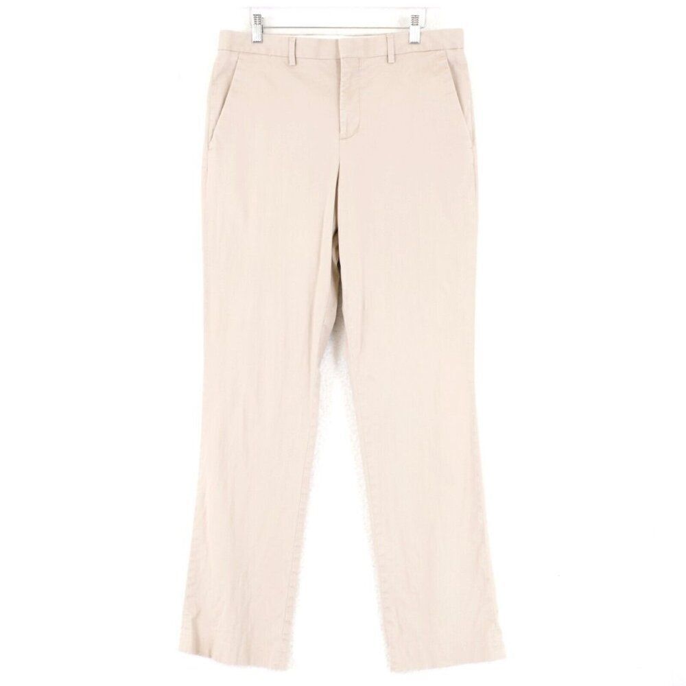 Express Producer Tan Cotton 34/33 Chino Pants‎ Mid Rise Flat Front Tagged 32/34